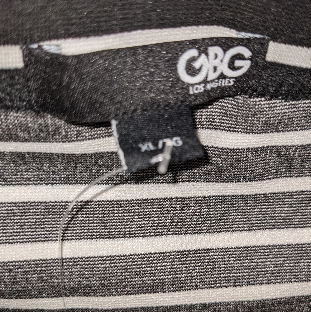 Authentic G by Guess Striped Off the Shoulder Bodycon - Picture 6 of 15